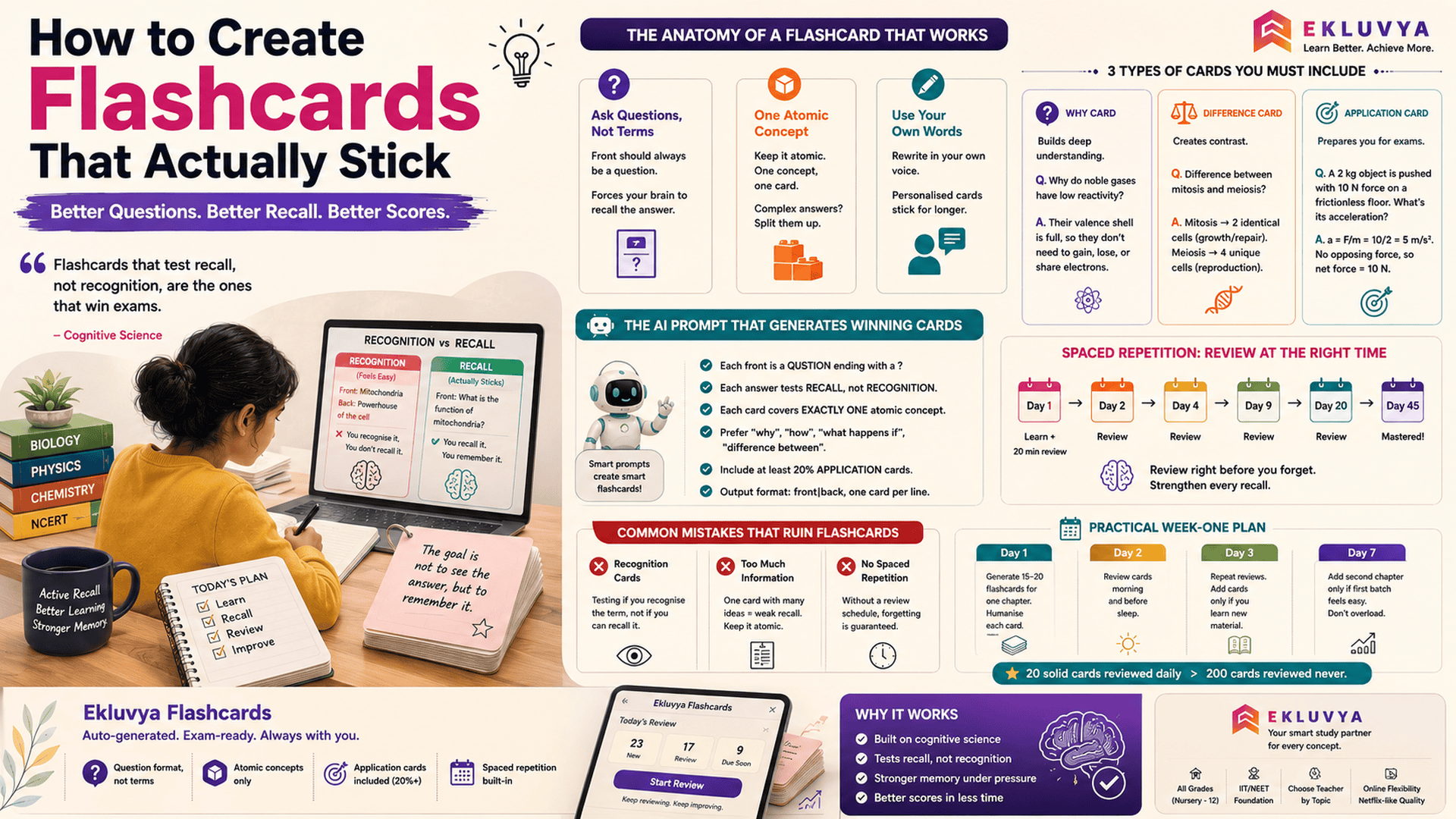 How to Create Flashcards That Actually Stick